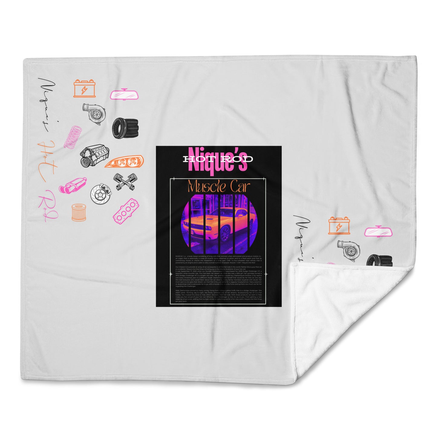 Nique's Hot Rod Parts Blanket