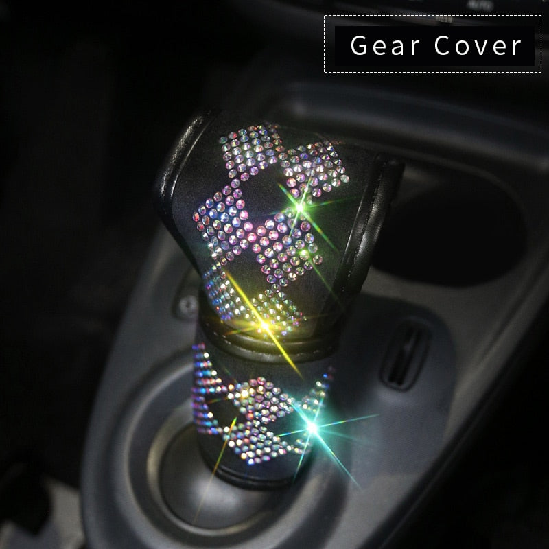 Crystal Rhinestone Steering Wheel Cover