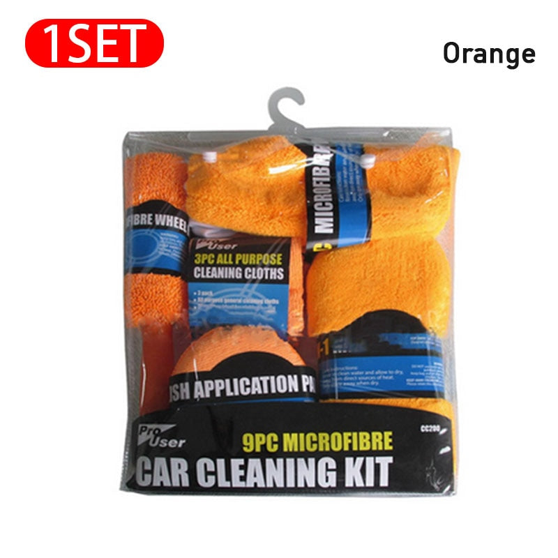 9pc Car Wash Kit