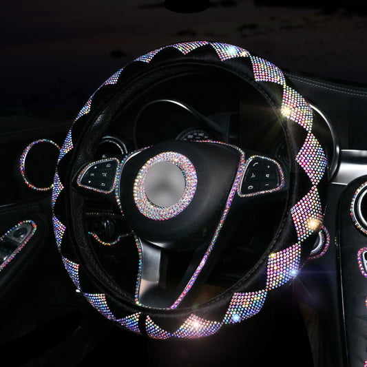 Crystal Rhinestone Steering Wheel Cover