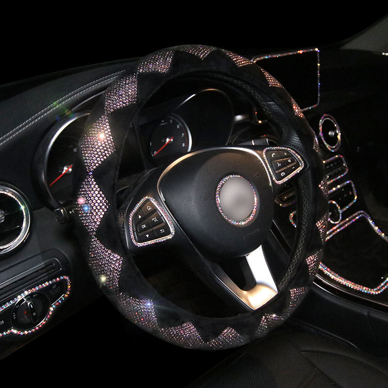 Crystal Rhinestone Steering Wheel Cover