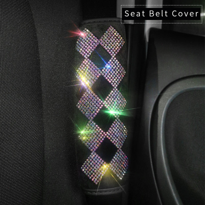 Crystal Rhinestone Steering Wheel Cover
